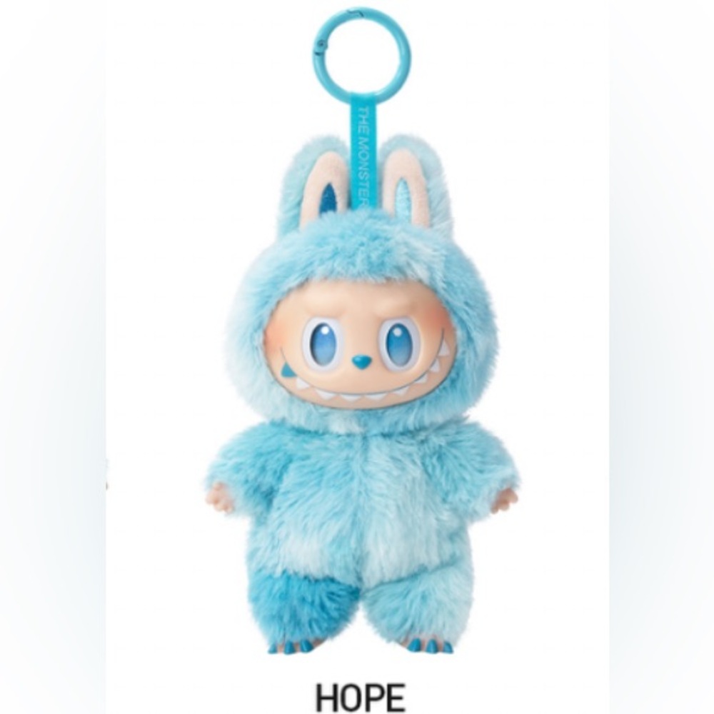 POP MART Labubu HOPE Big Into Energy Vinyl Face Plush Pendant Keychain BIE V3